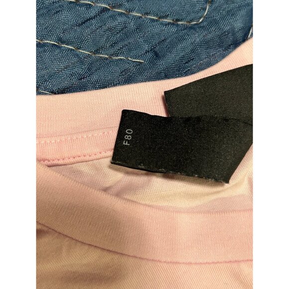 Simpsons Fan-Dalism STAINED XXL Pink T-Shirt H&M Regular Fit Size XXL - Picture 6 of 9